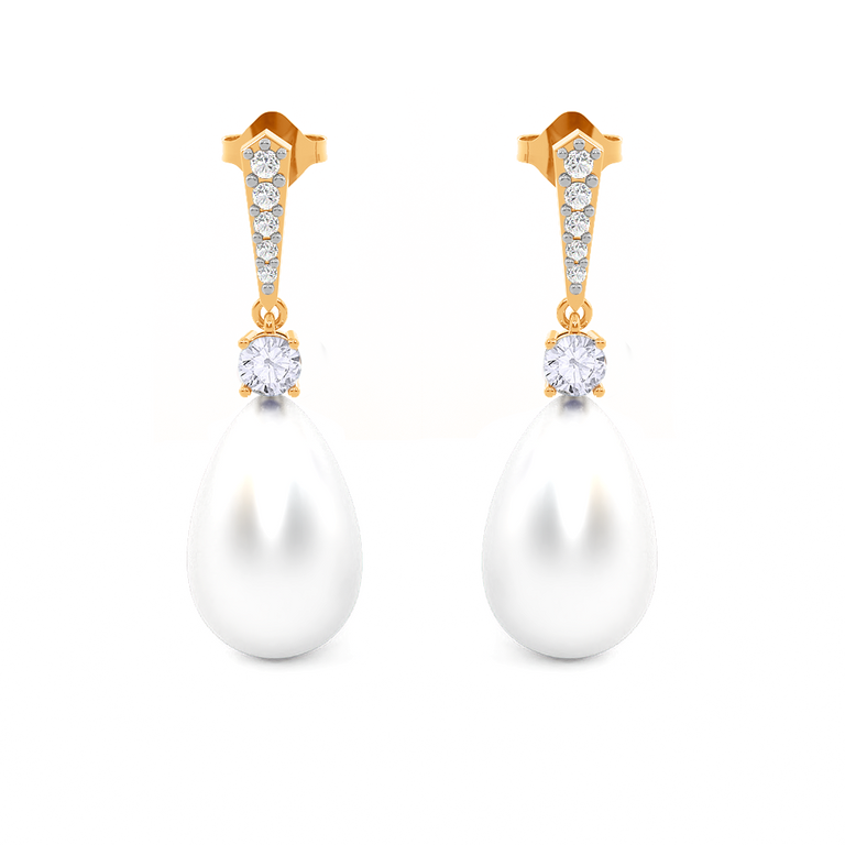 Classic Pearl and Diamond Drops