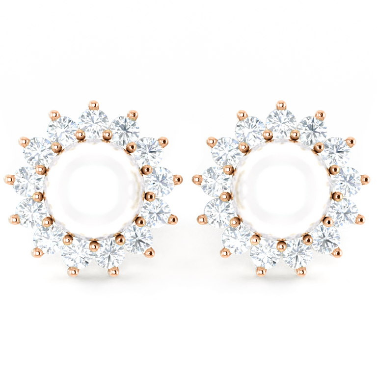 Classic Pearl and Diamond Studs