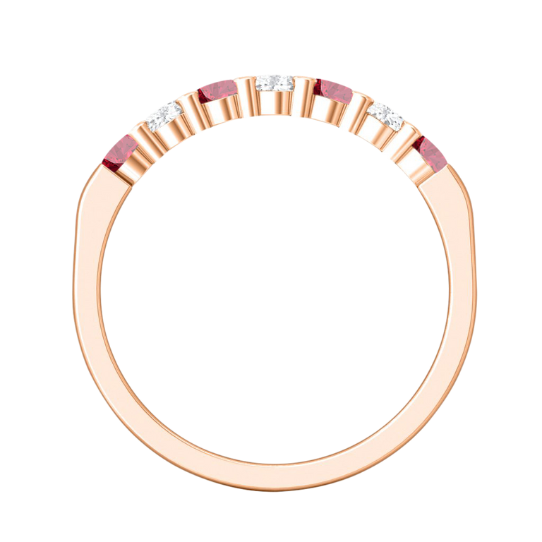 The Seven Stone, Ruby, 18K Rose Gold