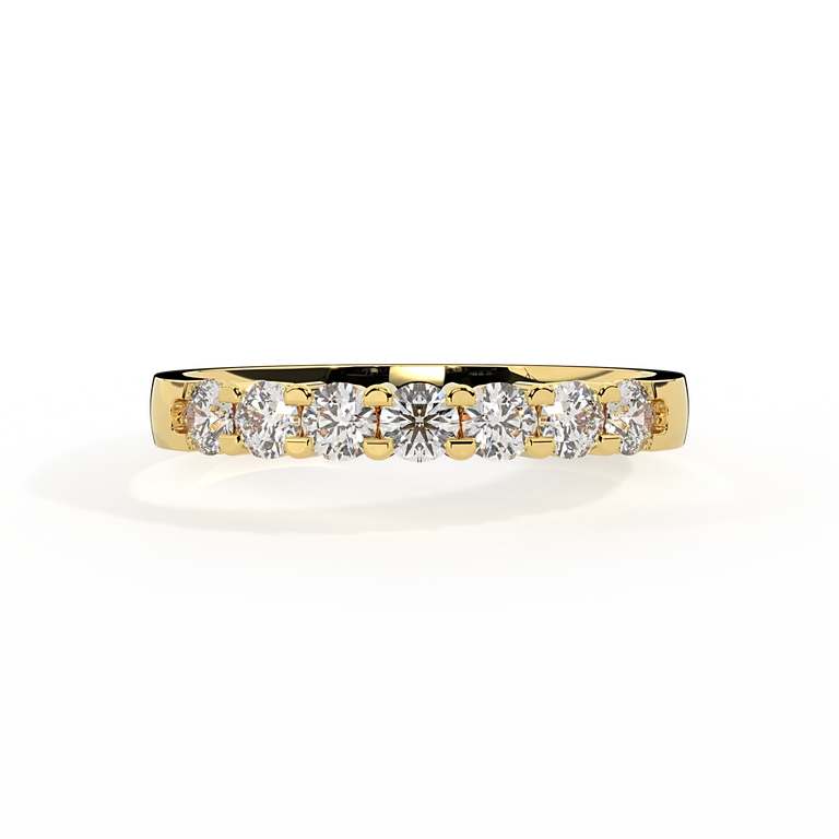 The Seven Stone, Lab Grown Diamond, 18K Yellow Gold
