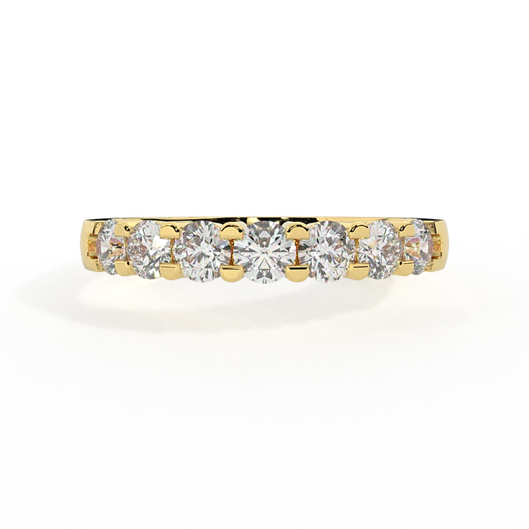 The Seven Stone, Lab Grown Diamond, 18K Yellow Gold