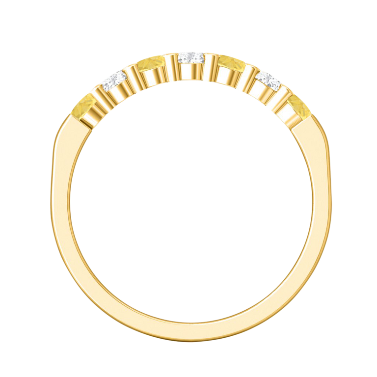The Seven Stone, Yellow Sapphire, 18K Yellow Gold