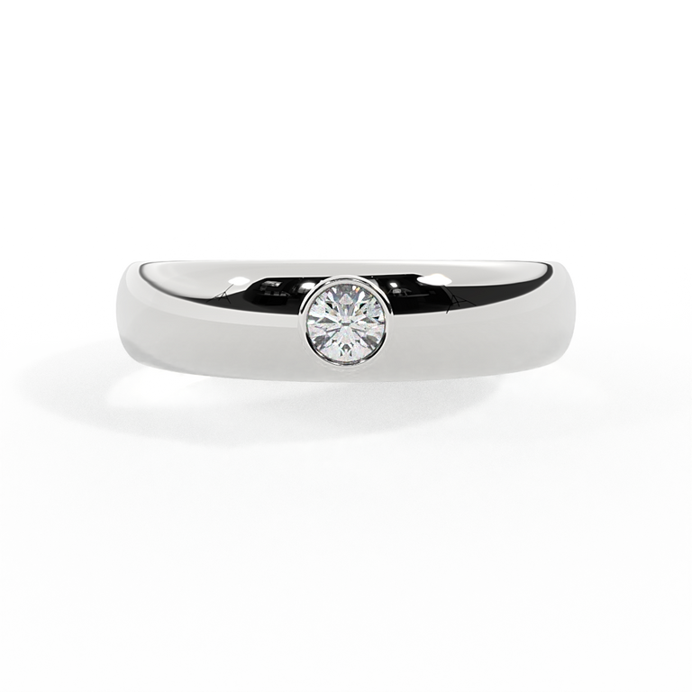 The Single Stone, Naturally Mined Diamond, Platinum
