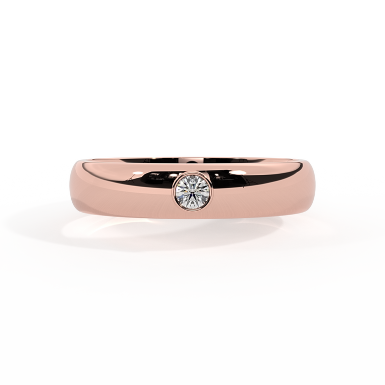 The Single Stone, Lab Grown Diamond, 18K Rose Gold