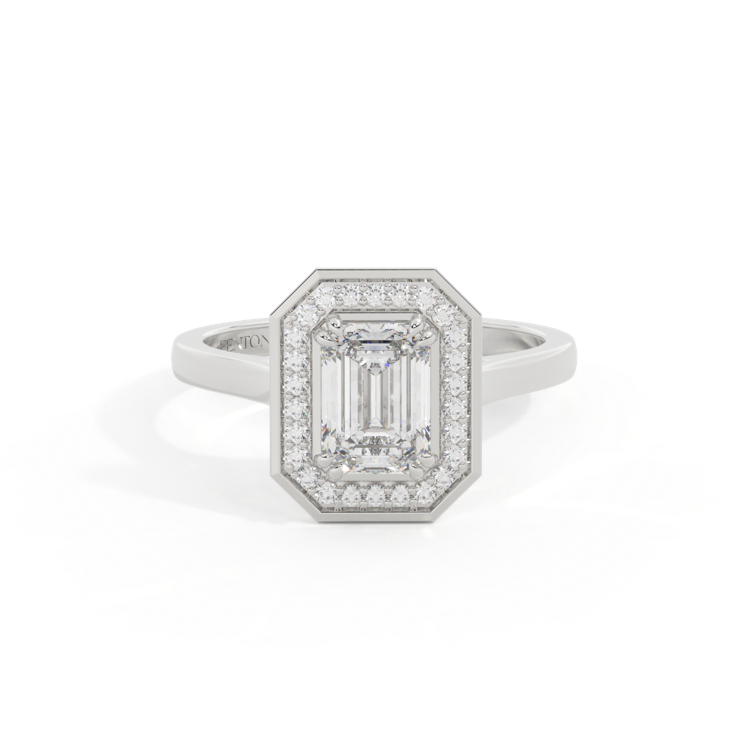 Lab Grown Diamond Deco Platinum Ring (IGI LG706544321)