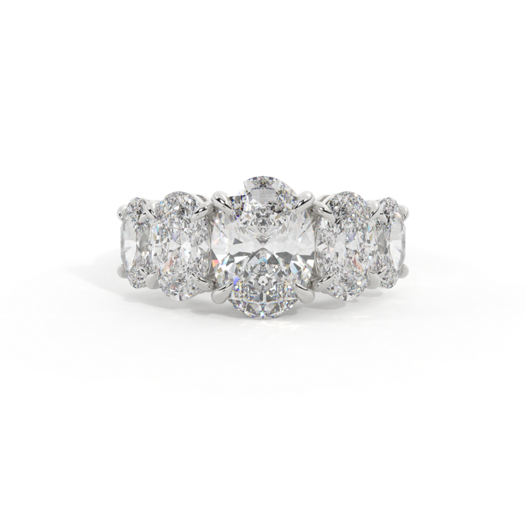 Lab Grown Diamond Divinity Oval Cut Platinum Ring