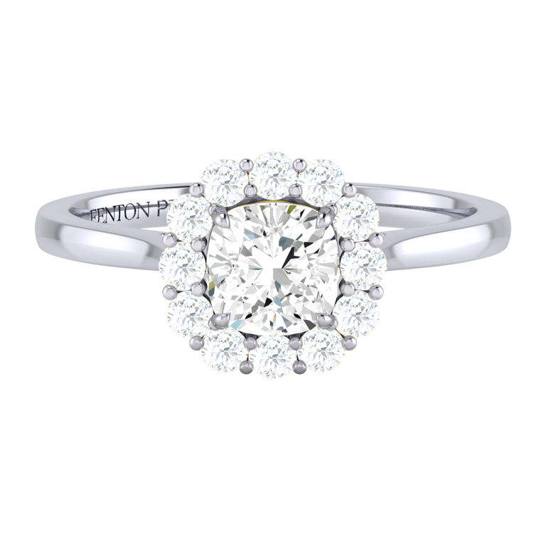 Naturally Mined Diamond Mayfair Platinum Ring (GIA 2434339435)