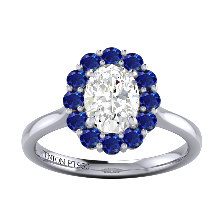 Lab Grown Diamond Mayfair Platinum Ring (Diamond Pavé) (IGI LG573378963)