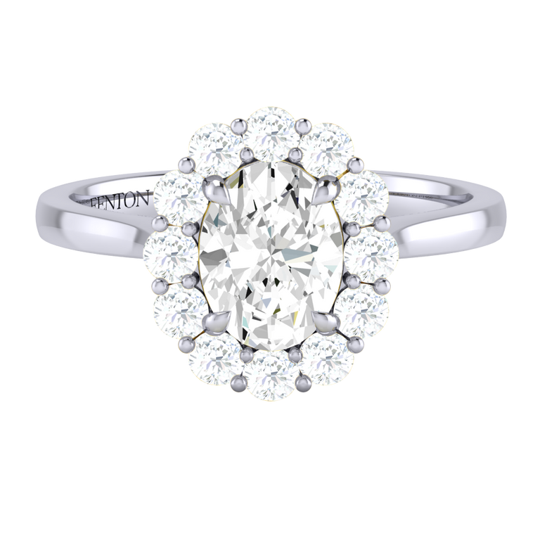 Naturally Mined Diamond Mayfair Platinum Ring (GIA 1503137589)