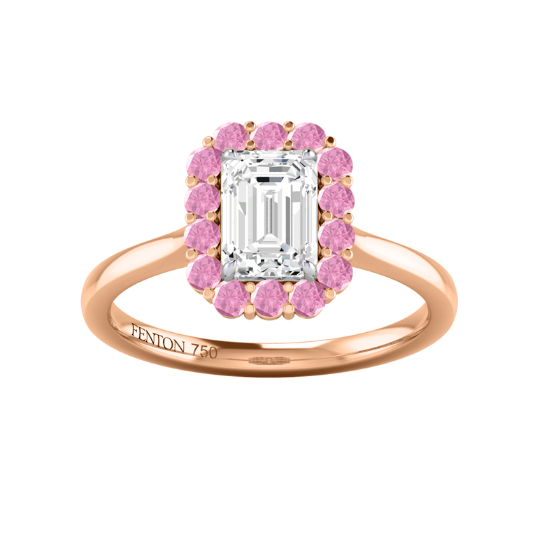 Naturally Mined Diamond Mayfair 18K Rose Gold Ring (GIA 2447820007)