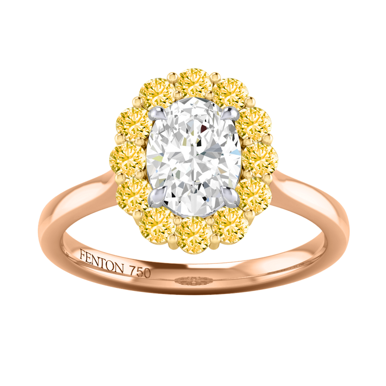 Lab Grown Diamond Mayfair 18K Rose Gold Ring (IGI LG442069432)