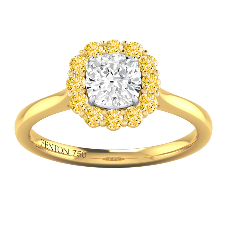 Lab Grown Diamond Mayfair 18K Yellow Gold Ring (IGI LG726509473)