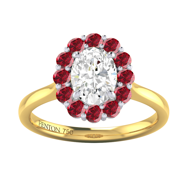 Lab Grown Diamond Mayfair 18K Yellow Gold Ring (GIA 7502711006)