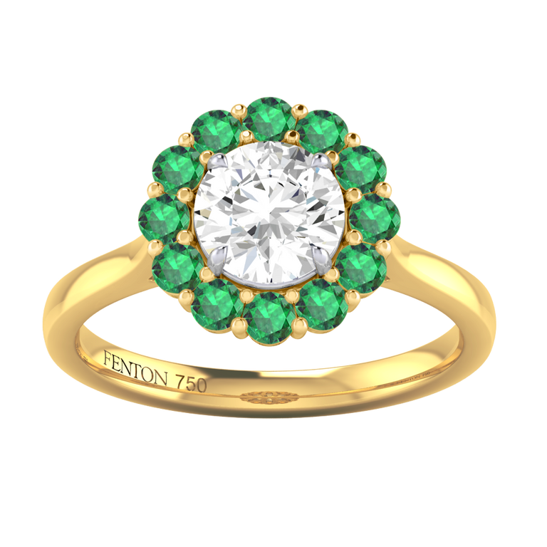 Lab Grown Diamond Mayfair 18K Yellow Gold Ring (IGI LG707553633)