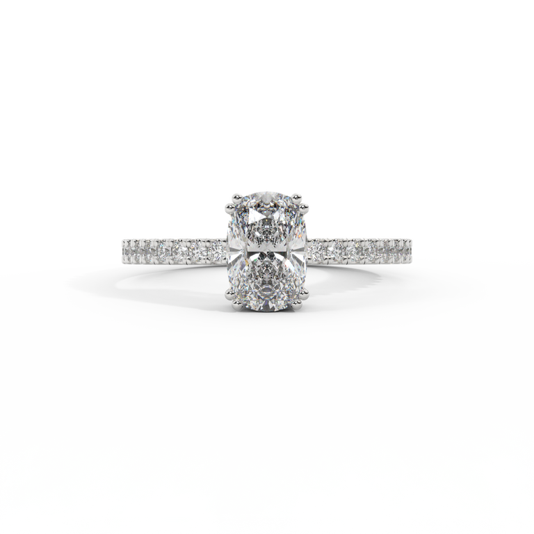 Lab Grown Diamond Solitaire Platinum Ring (GIA 6501265190)