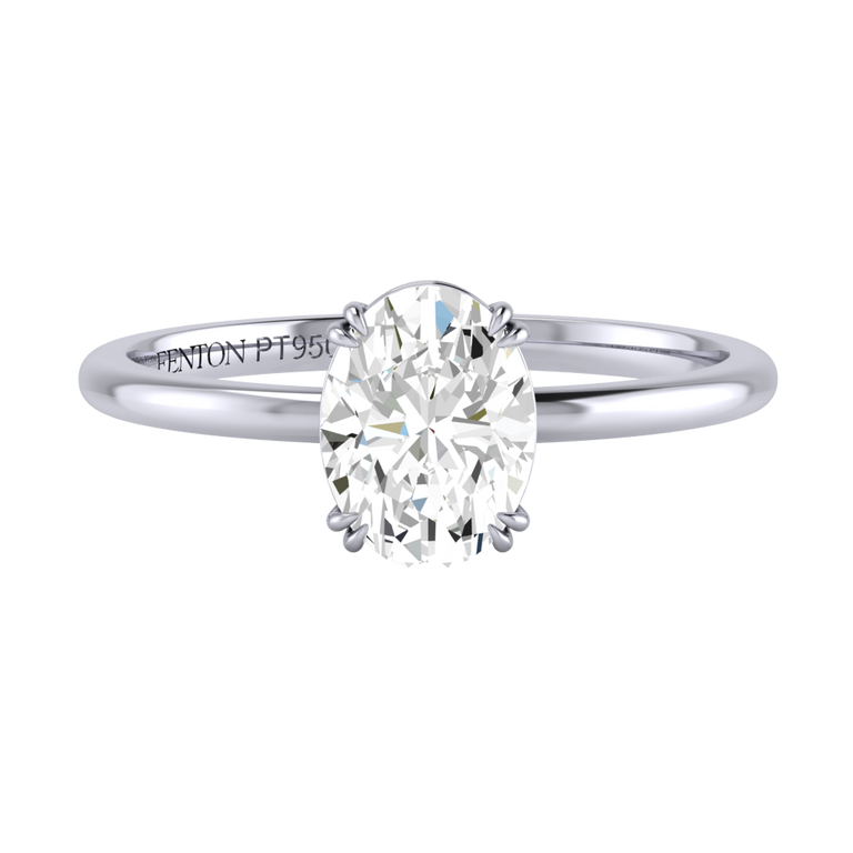 Naturally Mined Diamond solitaire Ring (GIA 7486547232)