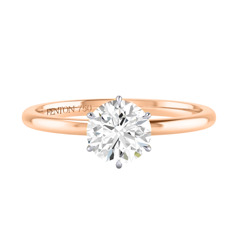 Naturally Mined Diamond solitaire Ring (IGI 581332842)