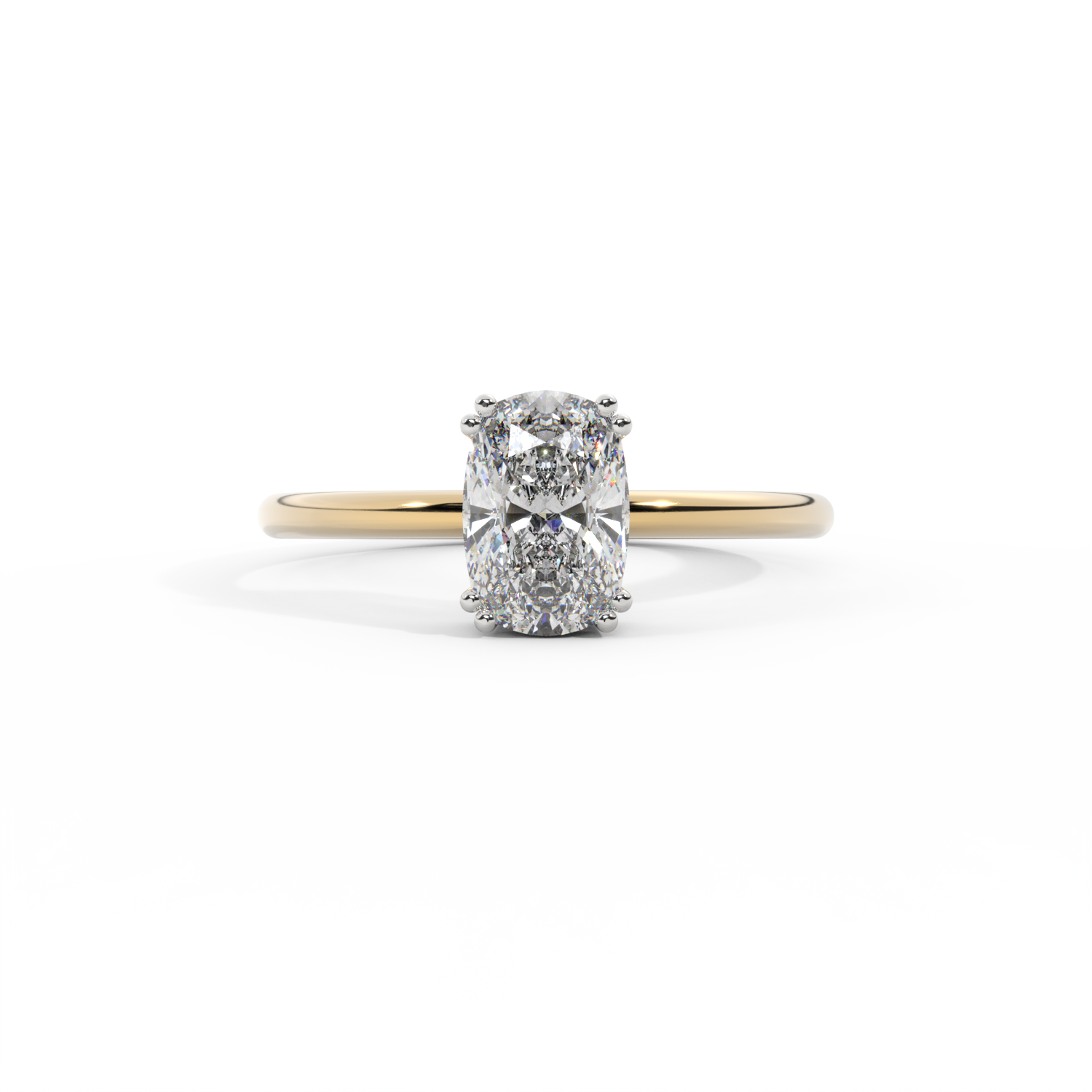 Lab Grown Diamond Solitaire 18K Yellow Gold Ring (IGI LG760535403) – Fenton