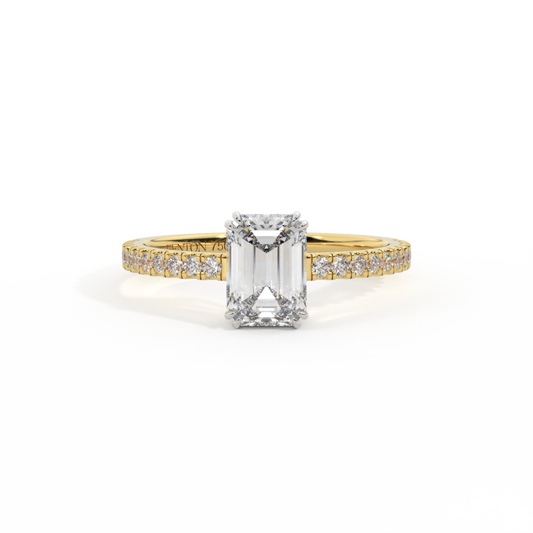 Lab Grown Diamond Solitaire 18K Yellow Gold Ring (IGI LG532240046)