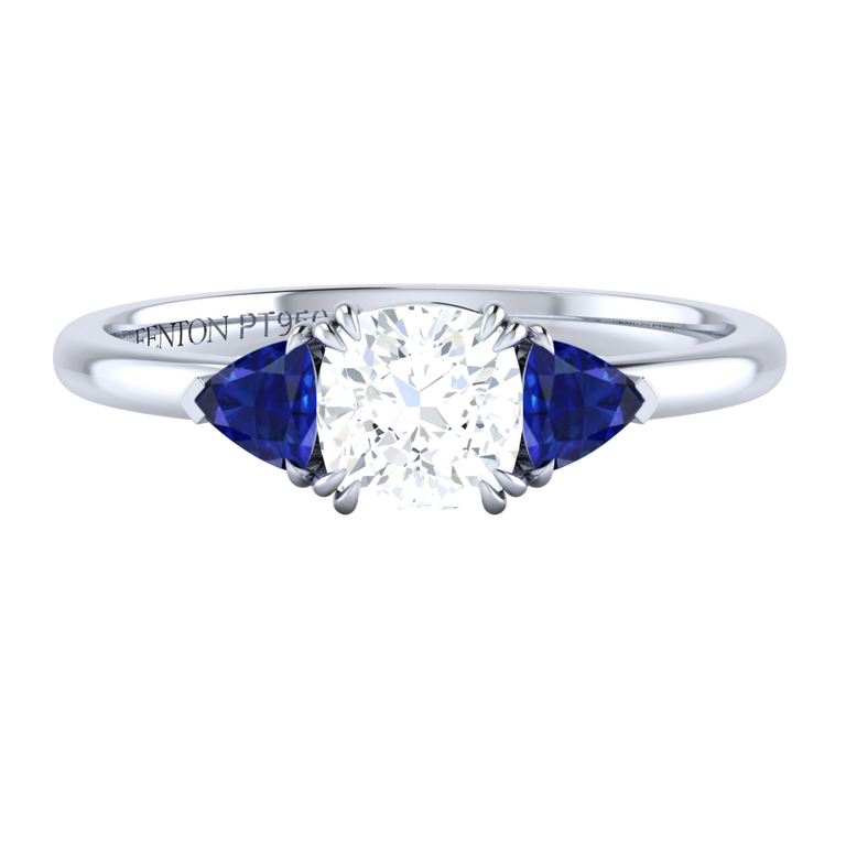 Naturally Mined Diamond trilogy Ring (GIA 3435236000)