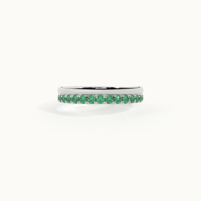 The Juliet Band, Emerald, Platinum Ring