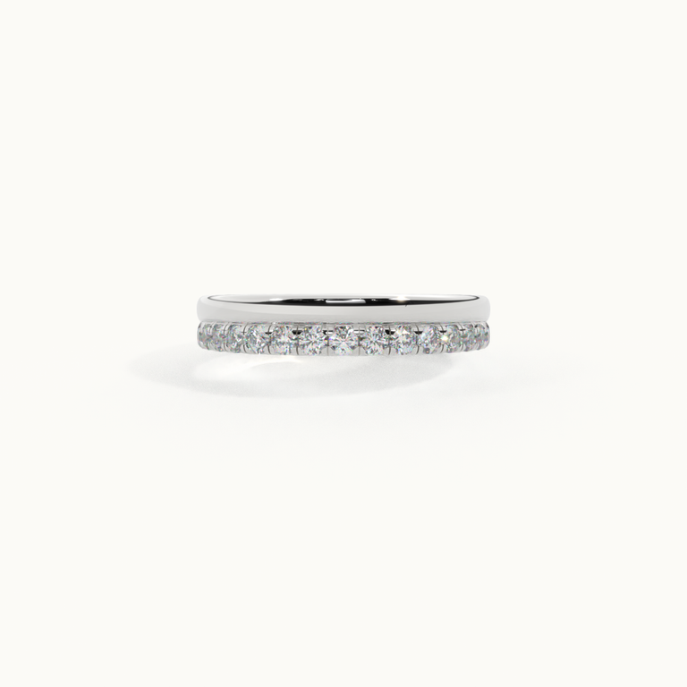 The Juliet Band, Lab Grown Diamond, 18K White Gold Ring