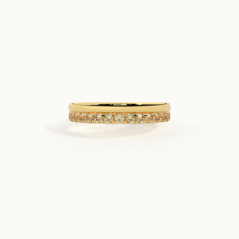 The Juliet Band, Yellow Sapphire, 18K Yellow Gold Ring