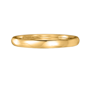 Treasure Box Plain Thin Band 18K Yellow Gold