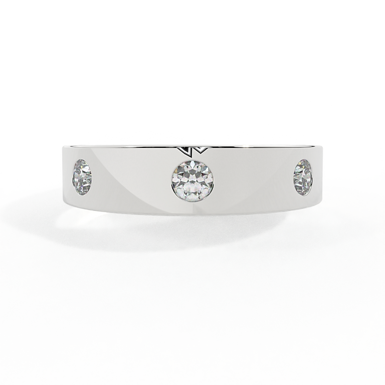 The Three Stone, Lab Grown Diamond, Platinum