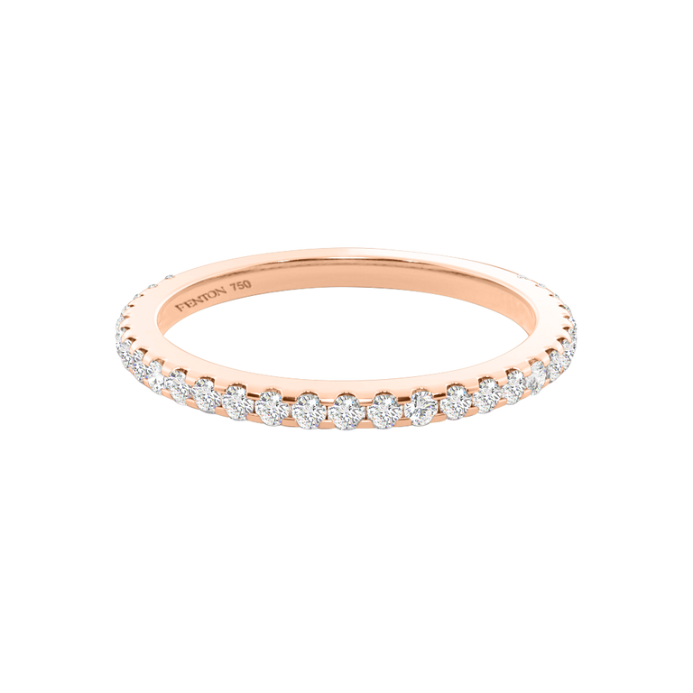 The Eternity, Diamond, 18K Rose Gold Ring
