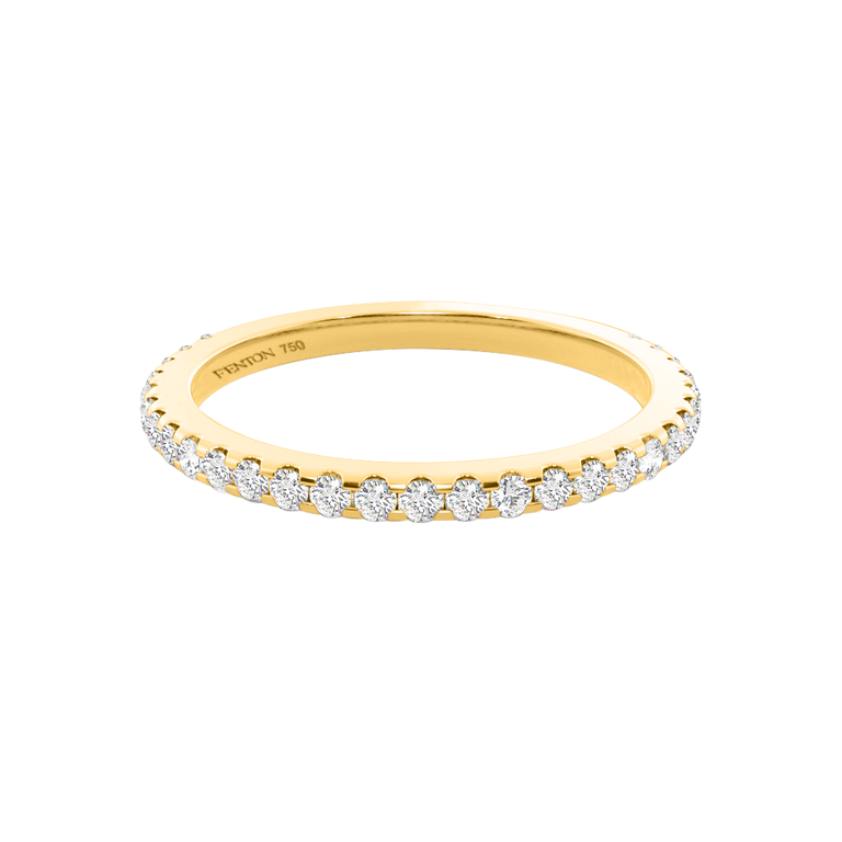 The Eternity, Diamond, 18K Yellow Gold Ring