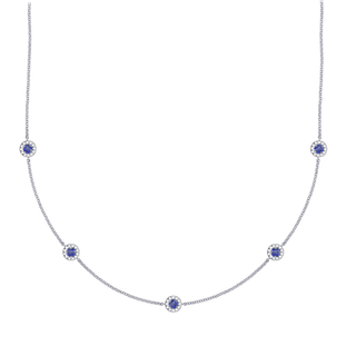 Garland Blue Sapphire Necklace