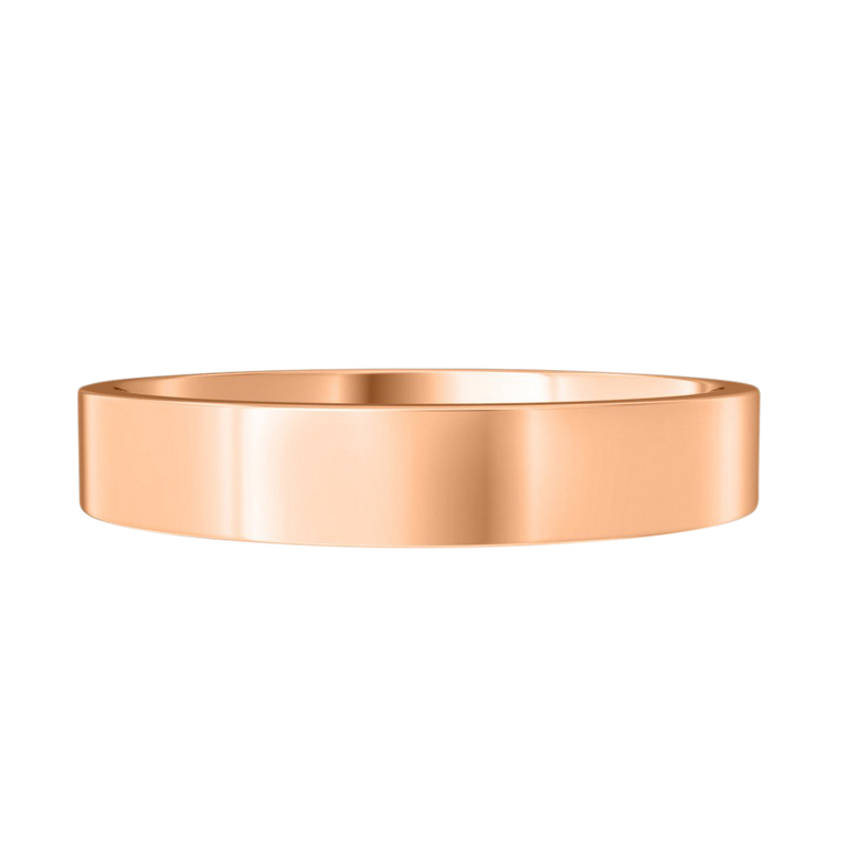 The Flat Band, 18K Rose Gold Ring