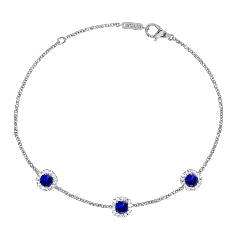 Garland Blue Sapphire Bracelet
