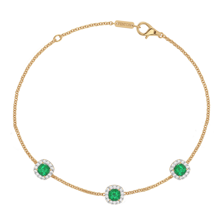 Garland Emerald Bracelet